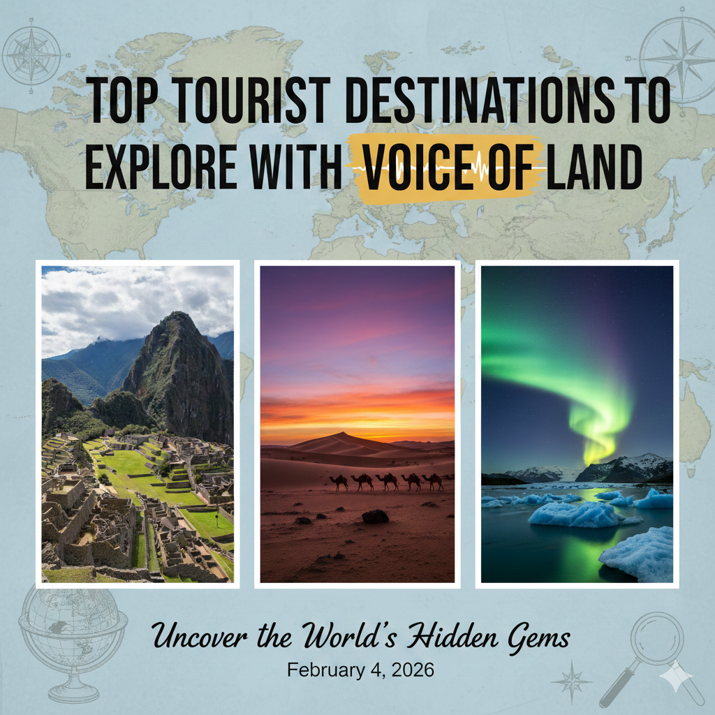 Top Tourist Destinations to Explore with Voice of Land